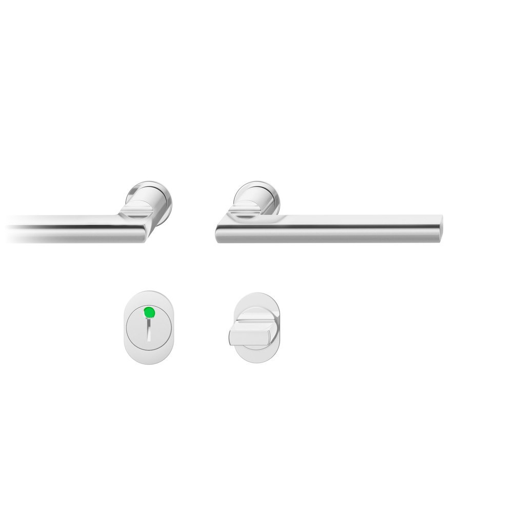 FSB Steckgriff-Drückergarnitur mit Rosetten 15 1035, rund, VK 8 mm, Edelstahl