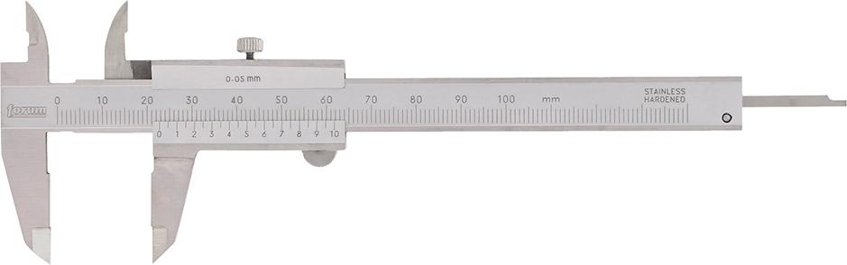 FORUM Taschenmessschieber  Klein 100mm Festst.