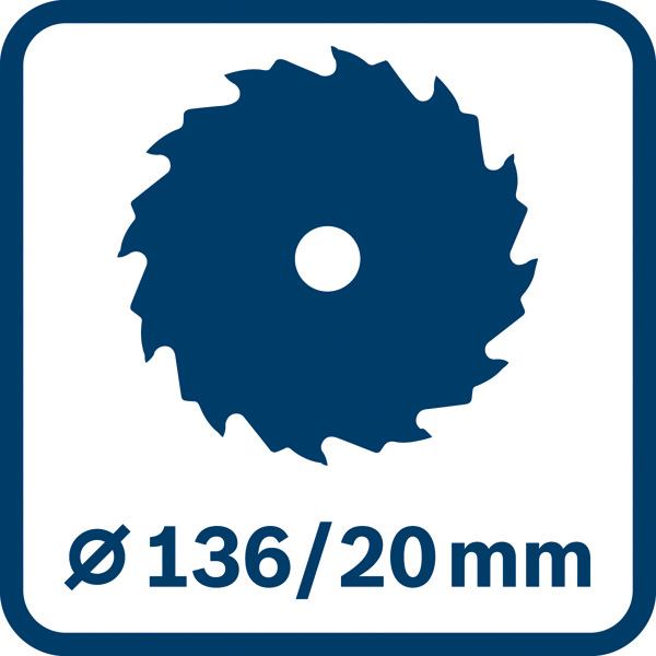 Digitale GPSR-Kennzeichnung, diameter 136 mm, lochSäge, rundsäge blAtt?, Ø 136/20 mm, Schneidklinge