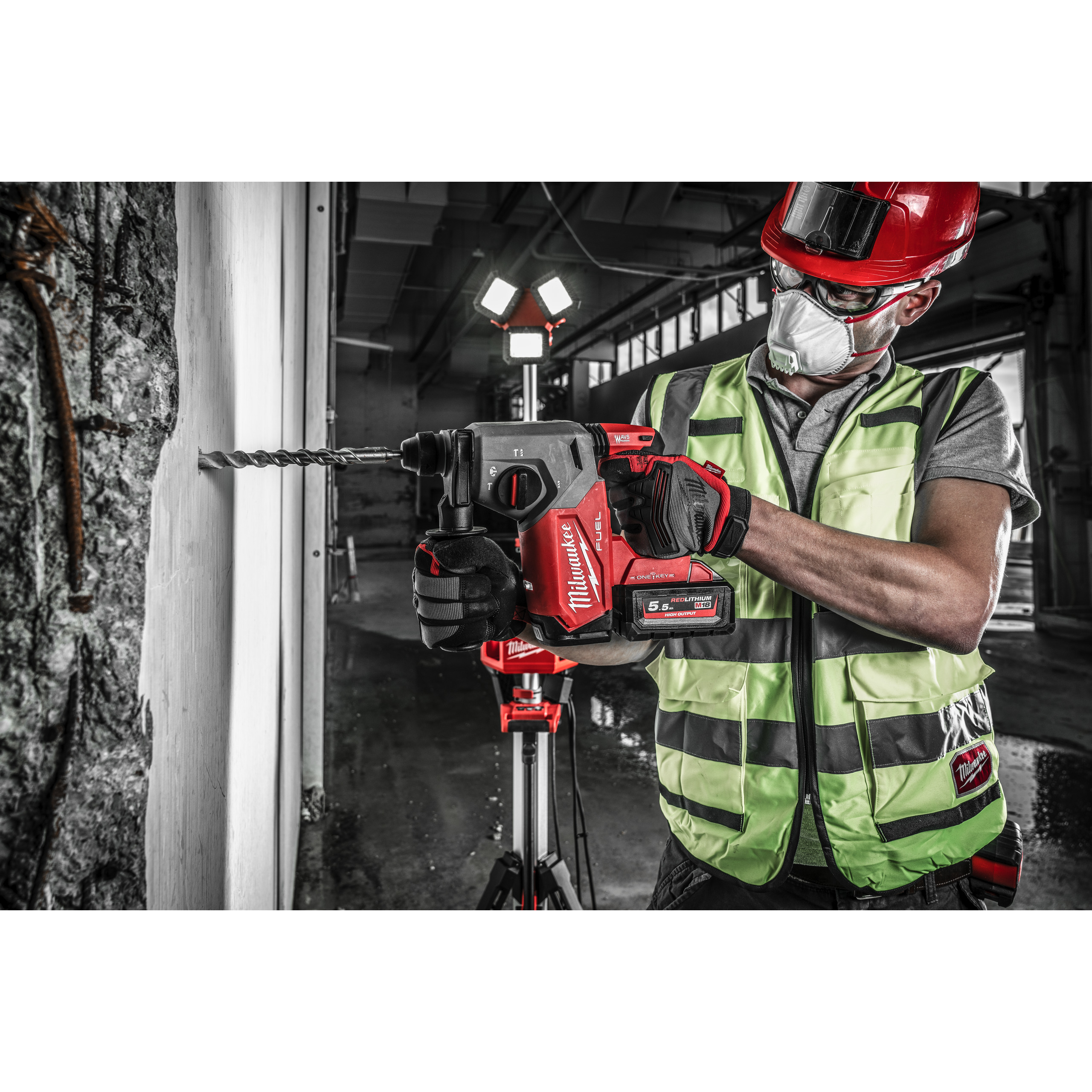 Milwaukee Akku-Kombihammer M18 ONE KEY M18ONEFH-0X
