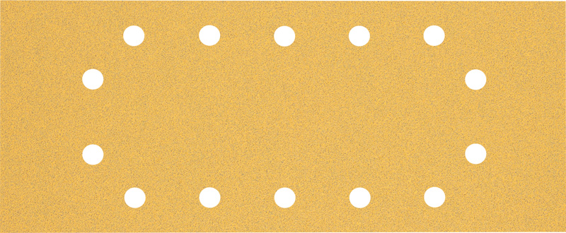 Bosch EXPERT C470 Schleifpapier, 14 Löcher für Schwingschleife, 115 x 280 mm, K 80, 10 Stk.