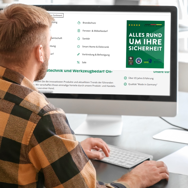 Computer, Computer-Tastatur, Überwachen, Kopf, Person