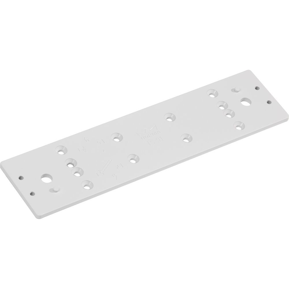 Montageplatte DORMA für Obentürschließer TS 91, Aluminium