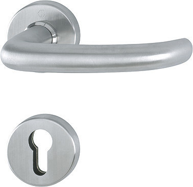 HOPPE Drücker-Halbgarnitur San Francisco mit Rosetten E1301Z/42/42S, Edelstahl