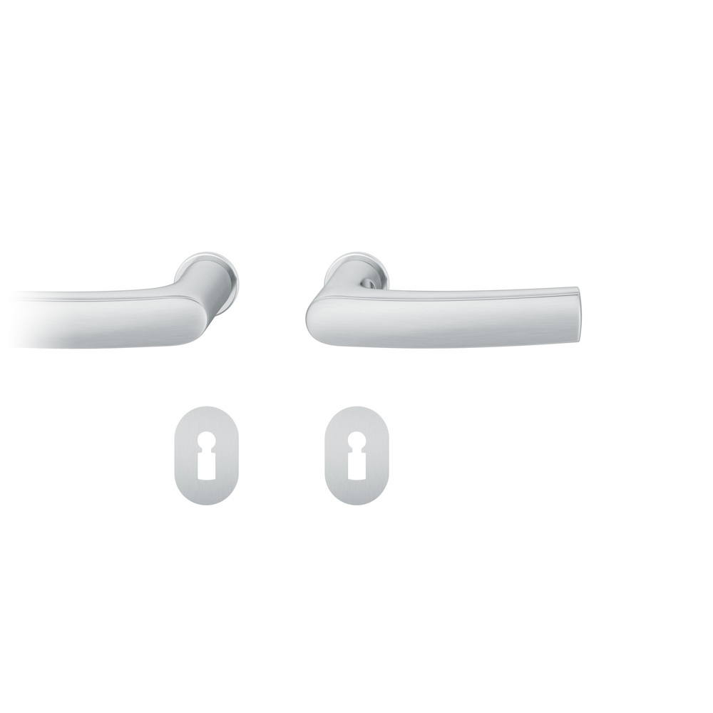 FSB Steckgriff-Drückergarnitur mit Rosetten 15 1015, rund, VK 8 mm, Edelstahl