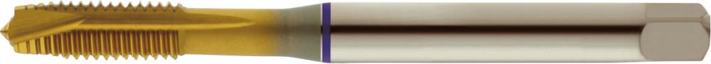 Durchgangsloch-Maschinengewindebohrer, 2 x D Durchgangsloch, Oberfläche TiN-beschichtet