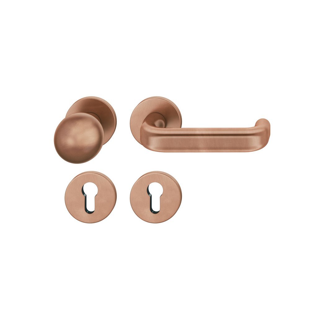 FSB FH Wechselgarnitur mit Rosetten 79 1243, AGL3, rund, VK 9 mm, Bronze