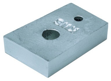 Unterlage KWS für Türfeststeller 1556, Aluminium