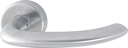 HOPPE Drücker-Halbgarnitur Marseille ohne Schlüsselrosette E1138Z/42H, VK10, mit Stütznocken, Edelstahl