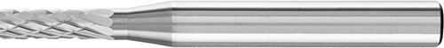 Hartmetall-Frässtift mit 6 mm Schaft, Zylinderform ZYA, Zahnung 4