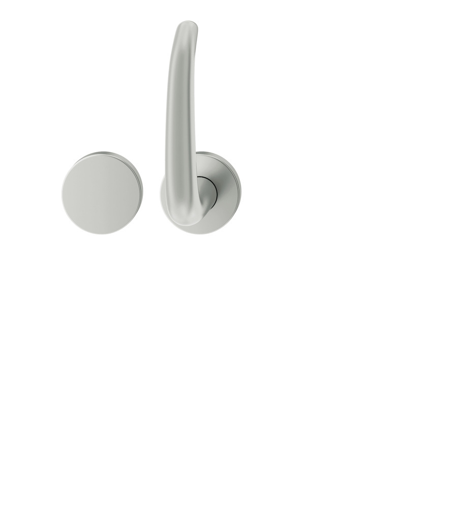 FSB FH Standflügelgarnitur ohne Schlüsselrosette 76 1023, AGL3, Aluminium