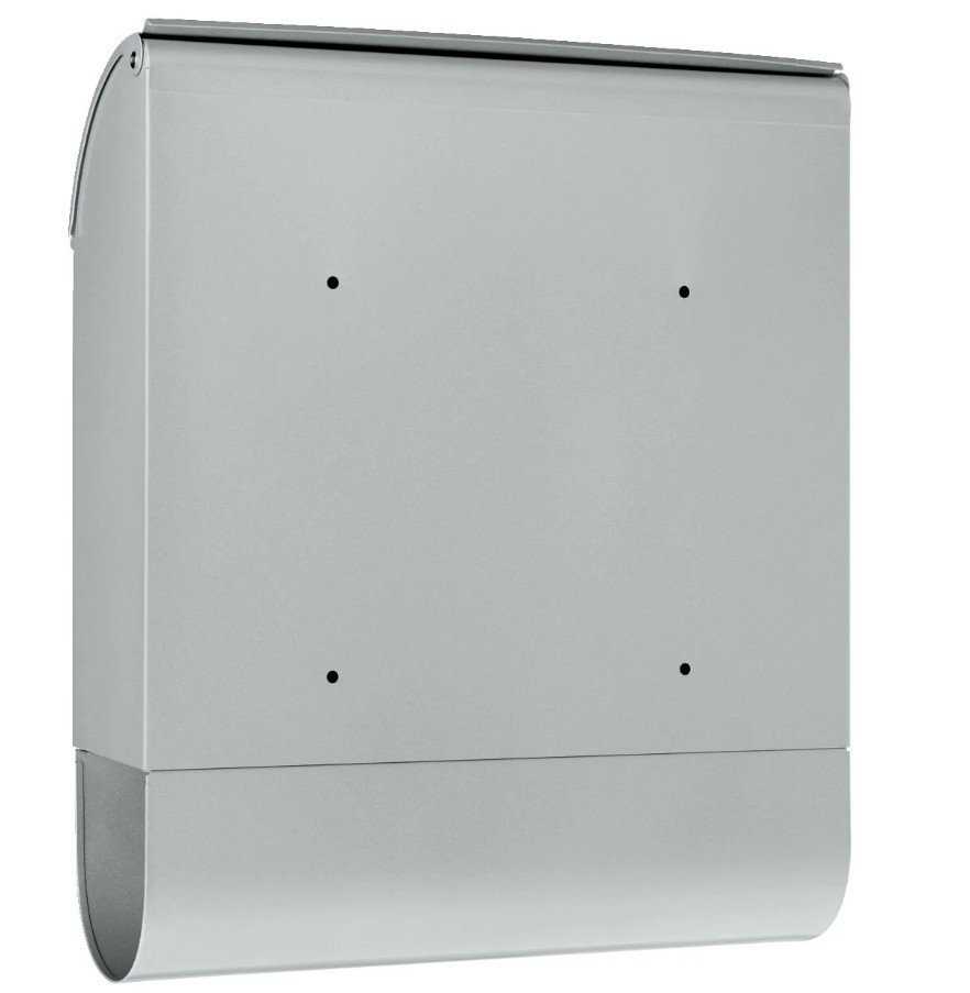 post, brief, metall, wandmontiert, box