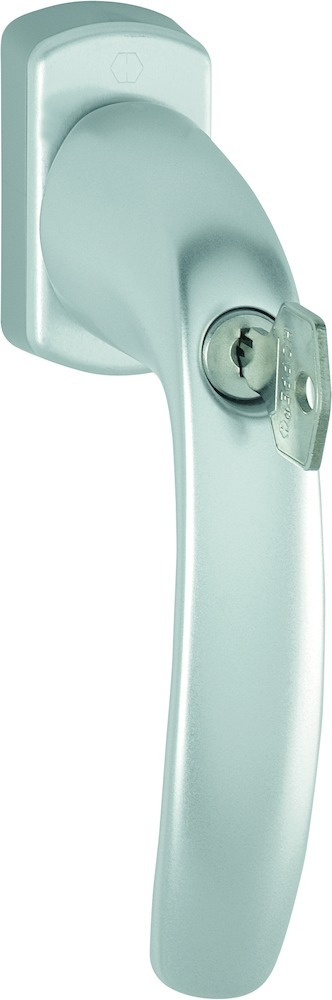 HOPPE Fenstergriff New York 0810S/U10 100NM, abschließbar,  eckig, 7/43,F1