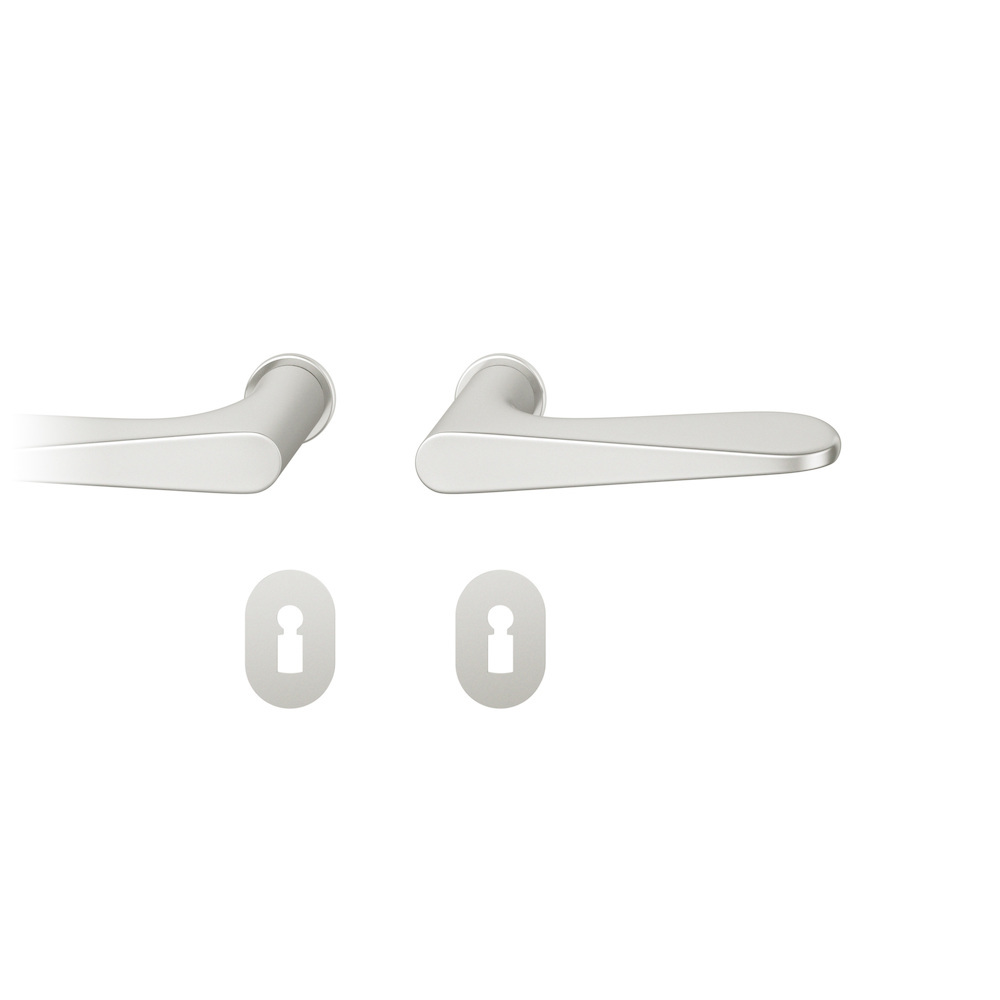 FSB Steckgriff-Drückergarnitur mit Rosetten 15 1144, rund, VK 8 mm, Aluminium