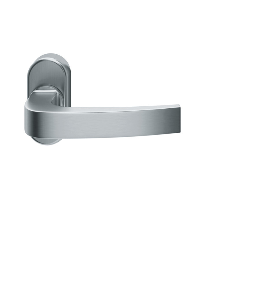 FSB FH Drücker-Halbgarnitur ohne Schlüsselrosette 09 1163, oval, VK 9 mm, Edelstahl