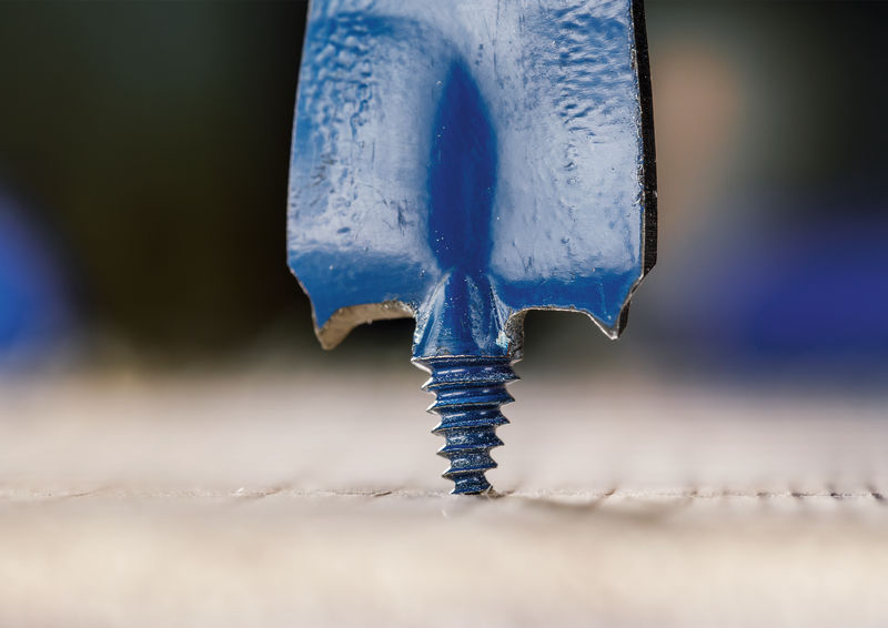 Detailbild, schraube, schraubendreher, blau, bohrmeißel?, hardware
