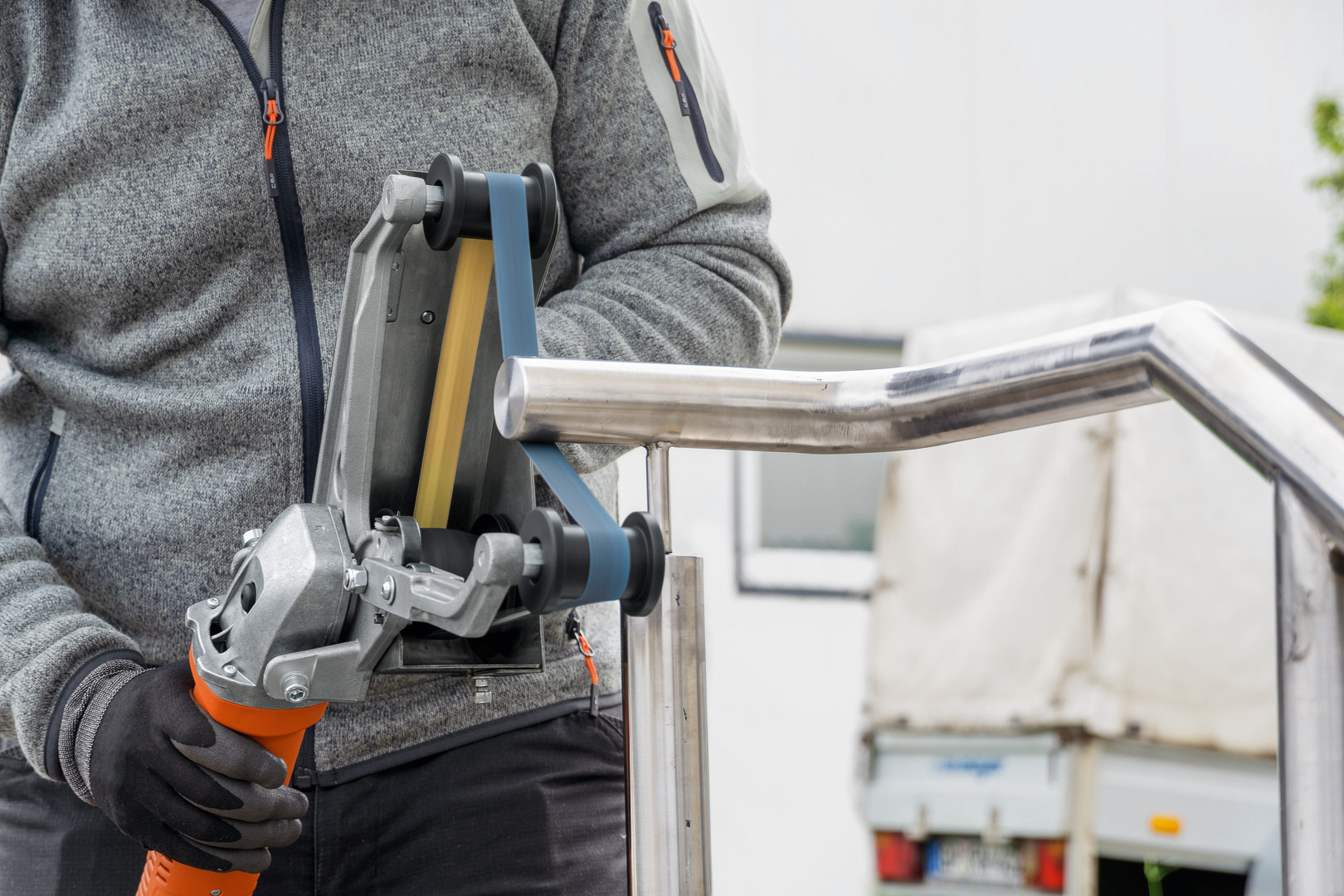 Anwendungsbild, Person, Arbeiter, Kleidung, Handschuh