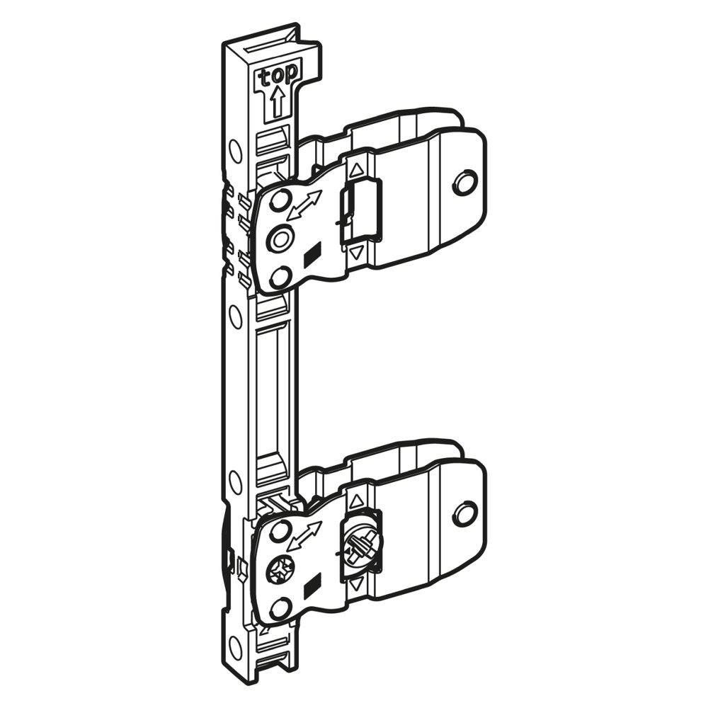 Hettich Schubkasten-Frontbefestigung,für Zargen, H 187/251, AvanTech You