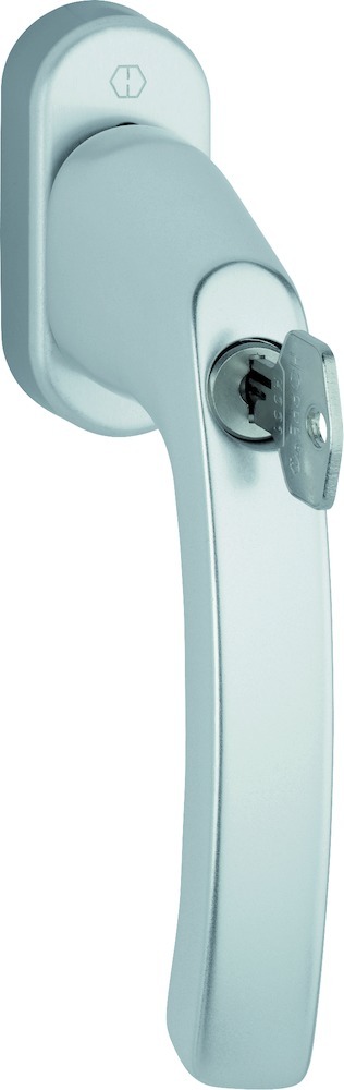 HOPPE Fenstergriff Liège 0540S/U26 100NM, abschließbar, oval,7/32,F1