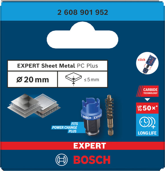Produktbild Verpackung, blechblech, PC Plus, Ø20 mm, werkzeugzubehör, carbidtechnologie