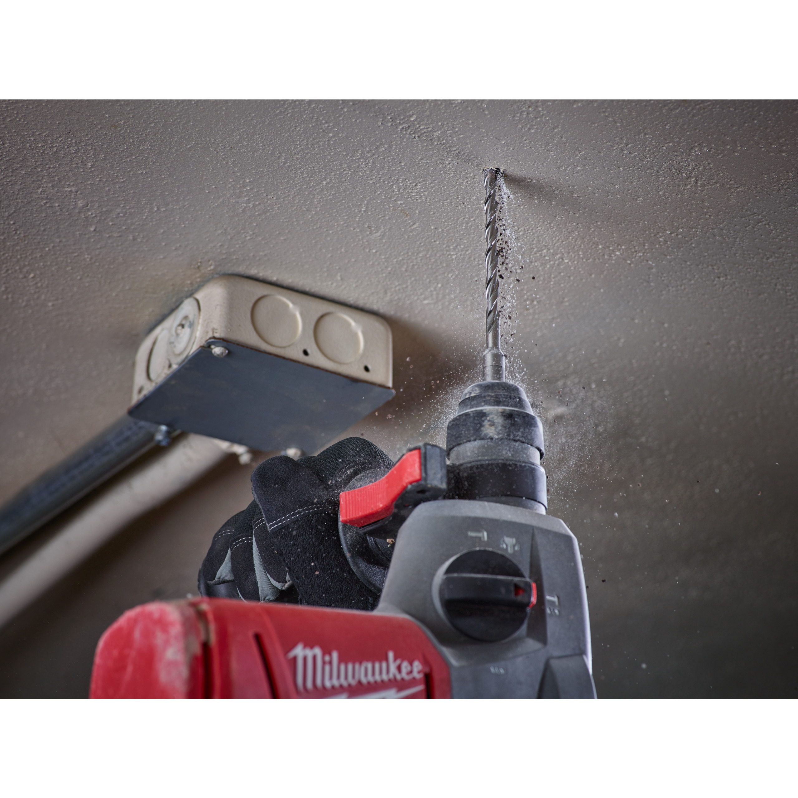Milwaukee Hammerbohrer 8 x 210 mm, SDS-Plus 2-Schneiden M2 SDS-Plus, 50er-Pack