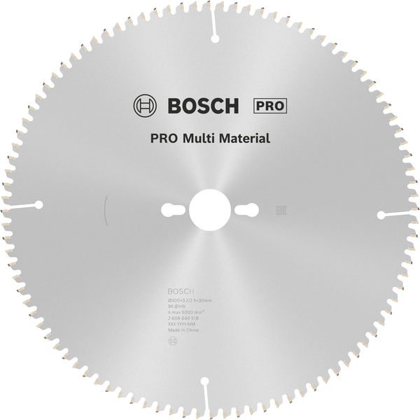 Bosch PRO Multi Material Kreissägeblatt, 300 x 3,2 x 30 mm