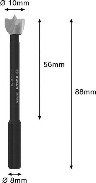 Bosch EXPERT Wood Forstnerbohrer, 10&nbsp;mm, D8 mm
