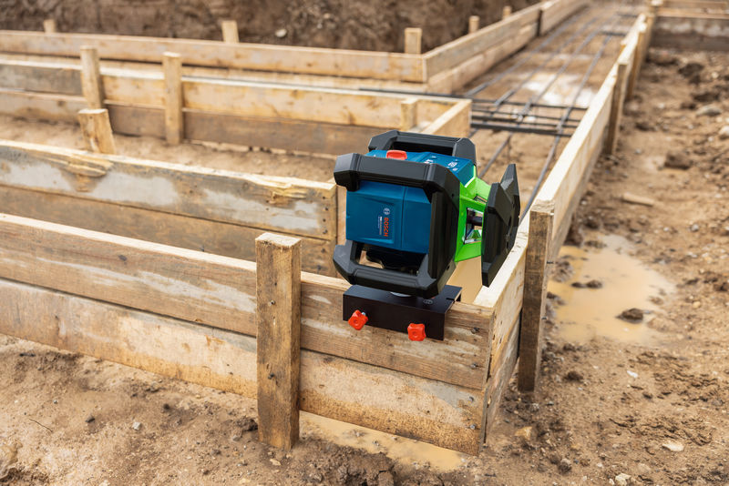 Anwendungsbild, Baustellengestell, Betonform, Leveling-Block, Bauwerkzeug, Konstruktion