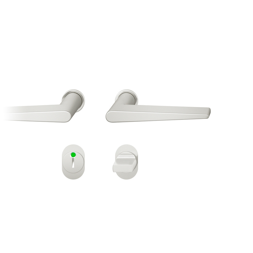 FSB Steckgriff-Drückergarnitur mit Rosetten 15 1005, rund, VK 8 mm, Aluminium