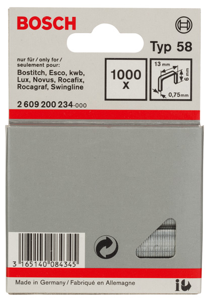 Bosch Feindrahtklammer Typ 58