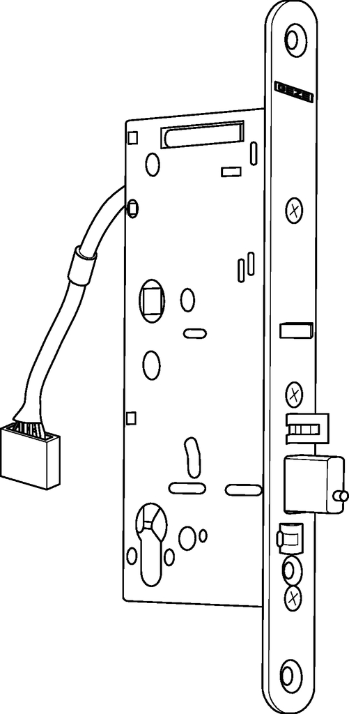 Strichzeichnung, Adapter, Elektronik