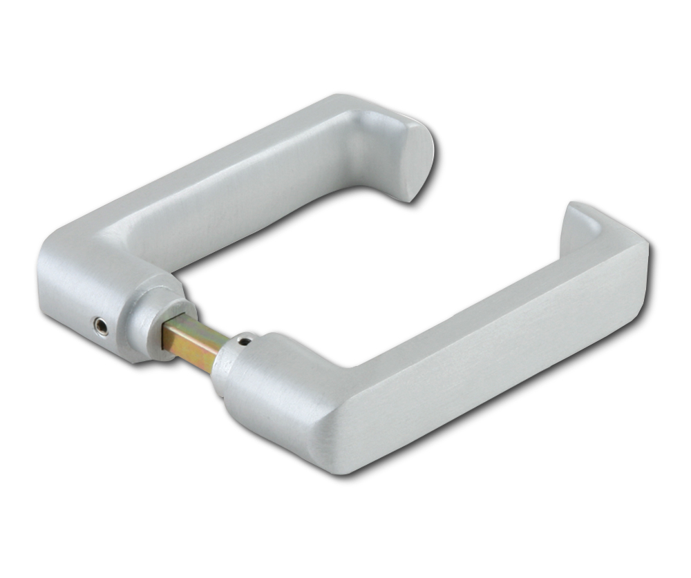 DORMAKABA Drückerpaar Studio RONDO 10.314, Aluminium