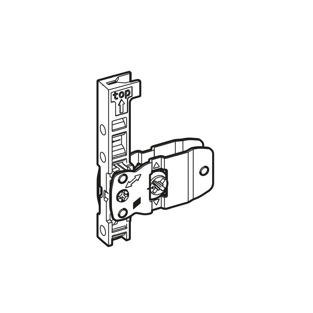 Hettich Schubkasten-Frontbefestigung,für Zargen, H 139, AvanTech You