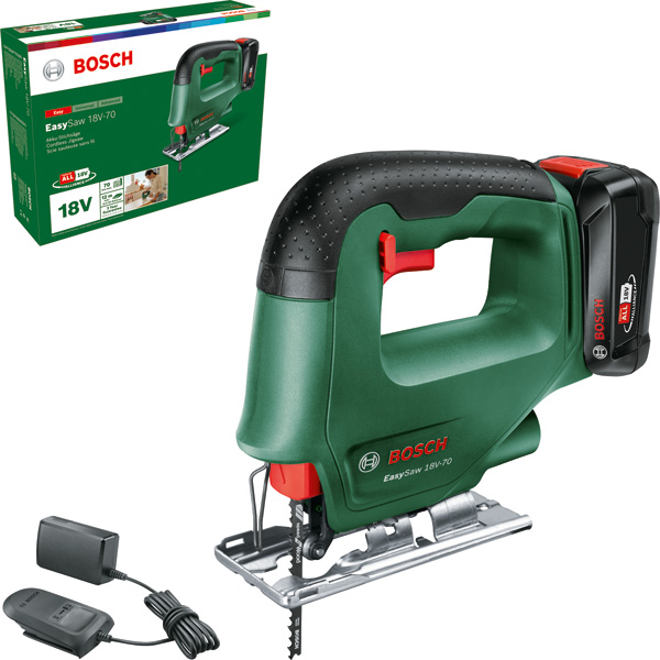 Bosch Akku-Stichsäge EasySaw 18V-70, 1 x Akku PBA 18V 2.0Ah