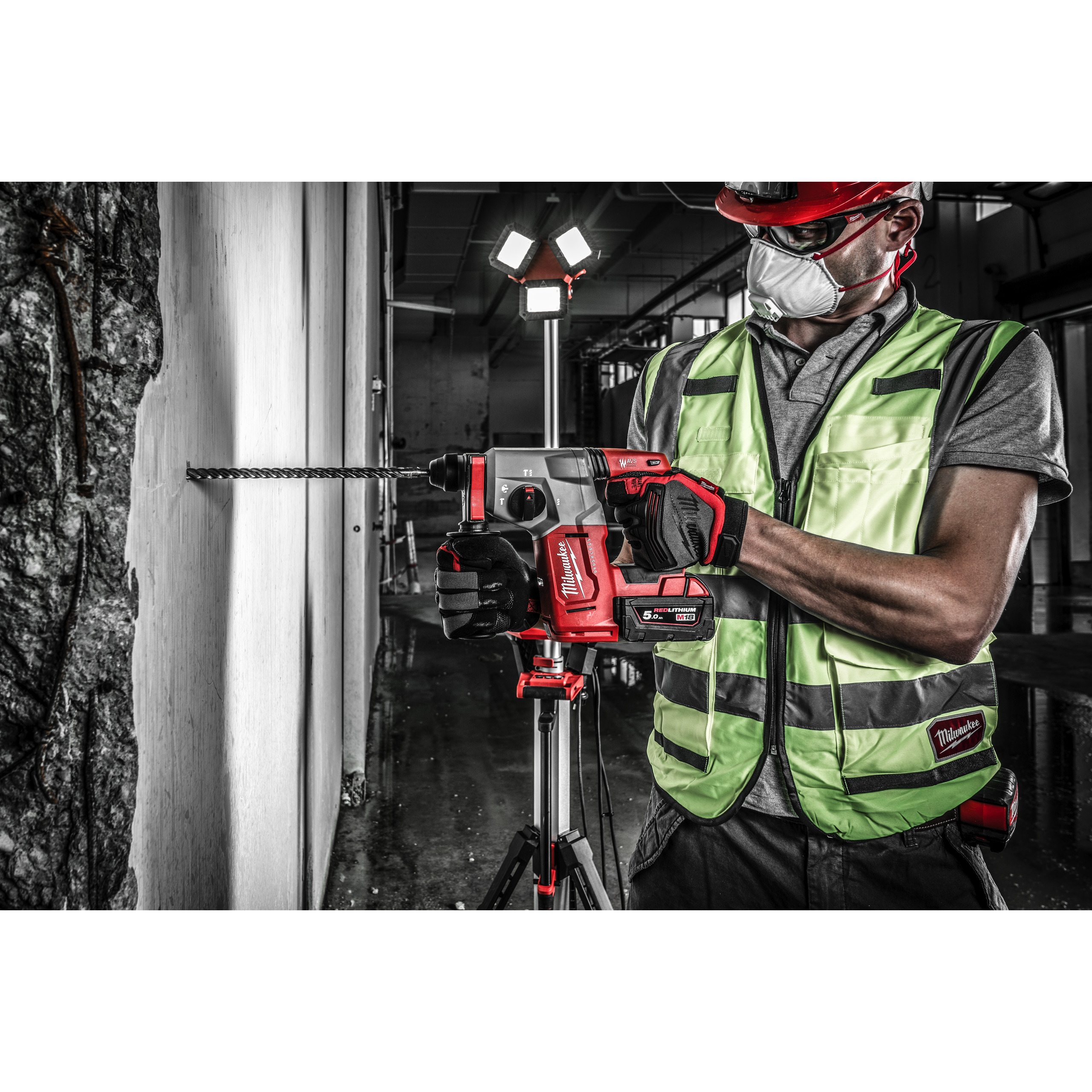 Milwaukee Akku-Kombihammer M18 M18BLH-0