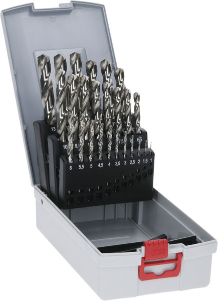 Bosch PRO Metal HSS-G Spiralbohrer-Set, 25-tlg.