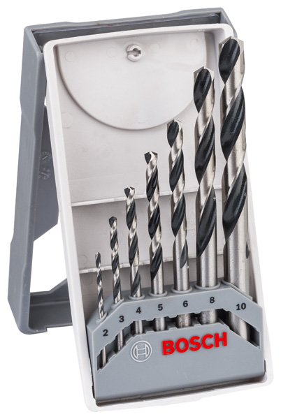 Bosch HSS-Spiralbohrer-Set, PointTeQ, 7-tlg., Mini-X-Line, 28 mm