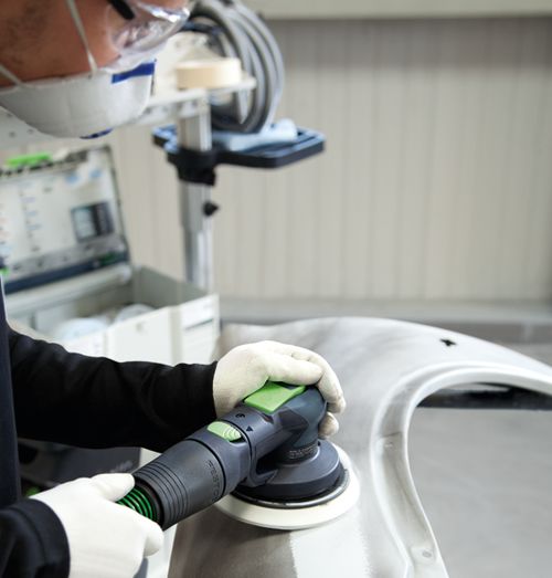 Anwendungsbild Druckluft-Exzenterschleifer LEX 3 150/5