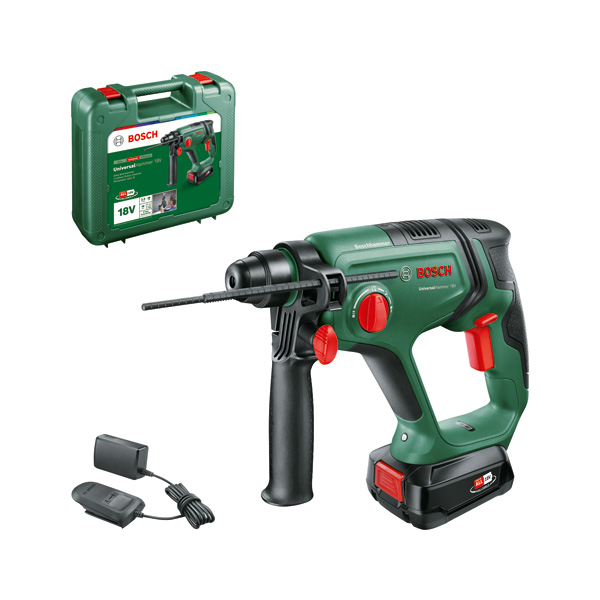 Bosch Akku-Bohrschrauber UniversalDrill 18V-60, 2 x Akku PBA 18V 2.0Ah, Tragekoffer