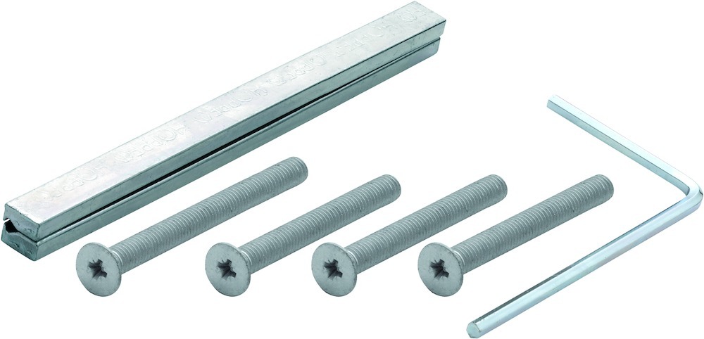 HOPPE Befestigungsset für Schutz-Türgriffgarnituren ES1 (Griff/Griff), VK 10 mm, DIN 965