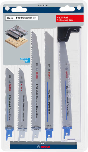 Bosch PRO Demolition Blade Set, 12-tlg.