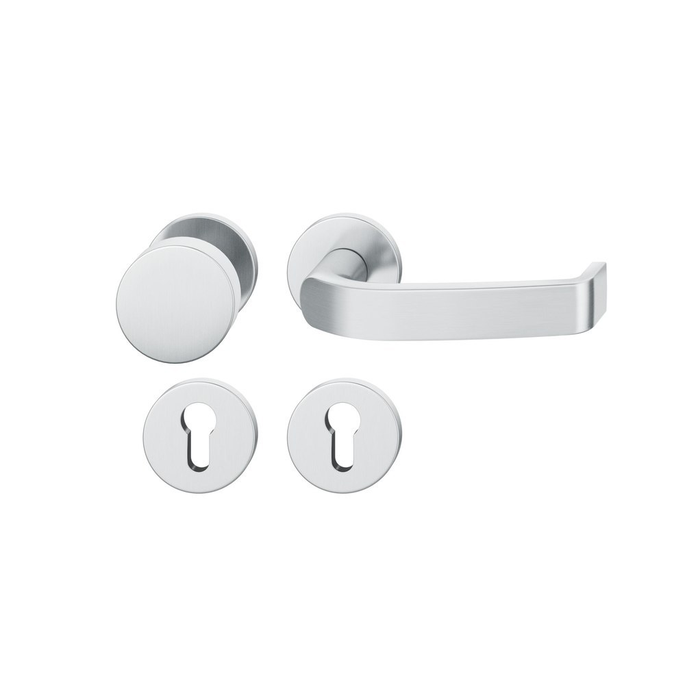 FSB FH Wechselgarnitur mit Rosetten 79 1272, AGL3, rund, VK 9 mm, Edelstahl