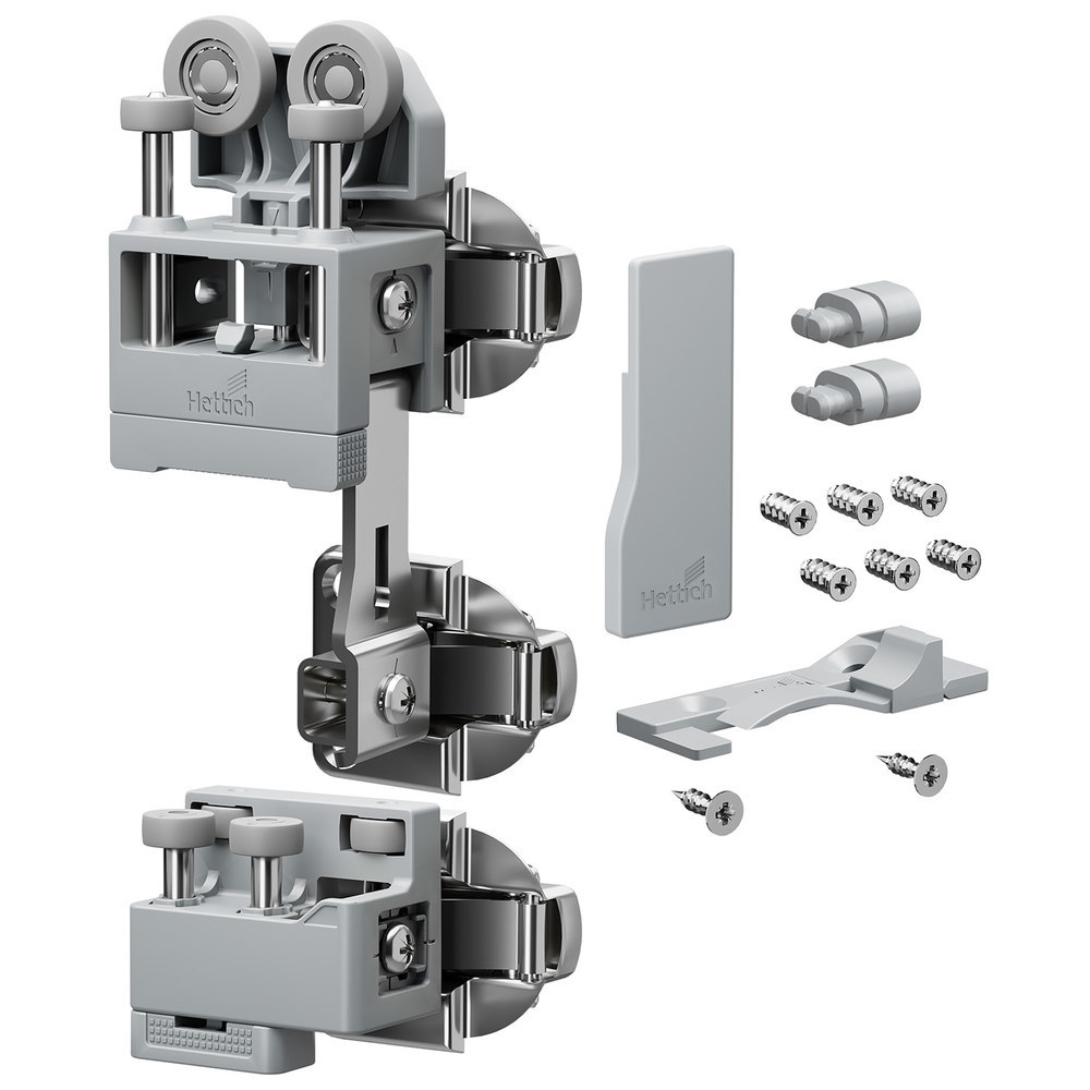Hettich Falttürbeschläge-Set WingLine L , rechts, mit Schließautomatik