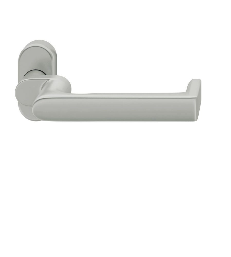 FSB FH-Drücker-Halbgarnitur ohne Schlüsselrosette 06 1094, oval, VK 9 mm, Aluminium