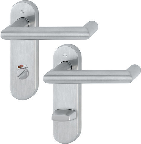 HOPPE Drückergarnitur Rotterdam E1401/353KH, KS,WC/SS78/8 (8),F69,TS 40-45