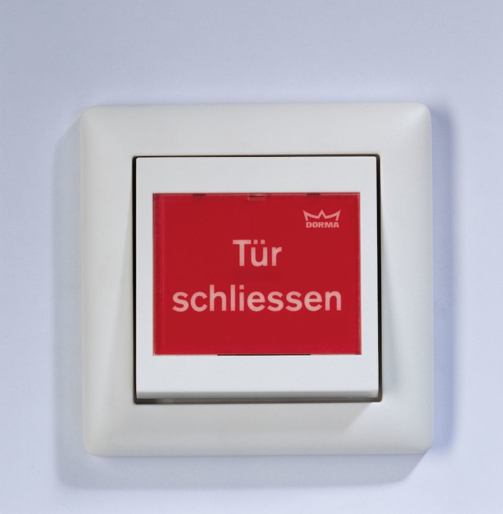 Handtaster DORMA für Feststellanlagen mit Drehflügeltürantrieben, System 55