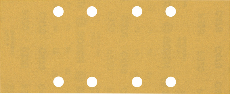 Bosch EXPERT C470 Schleifpapier, 8 Löcher für Schwingschleife, 93 x 230 mm, K 320, 10 Stk.