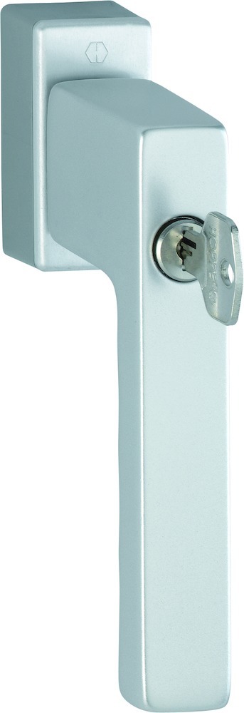 HOPPE Fenstergriff absperrbar Toulon 0737S/US947-1 100NM, mit Schrauben, VarioFit, Aluminium