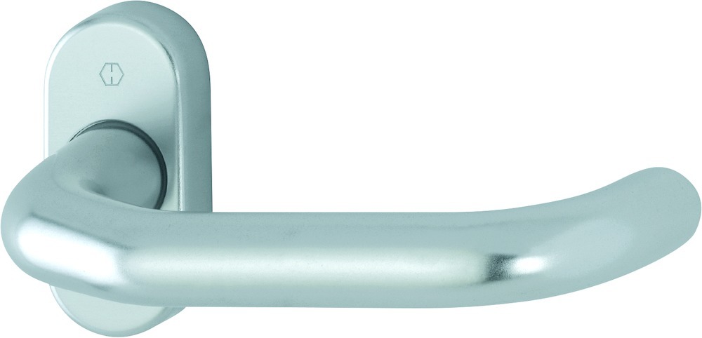 HOPPE FH-Drücker-Halbgarnitur ohne Schlüsselrosette Paris RD-138GF/55, Aluminium