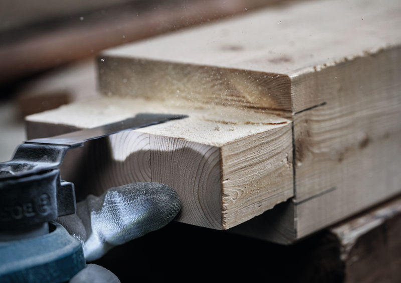 Detailbild, Holz, Schablonholz, Spaltholz, Sägearbeit, Holzblocke